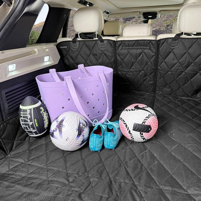 Rydura SUV Cargo Liner – Waterproof, Heavy-Duty Trunk Mat with Non-Slip Backing – Full Rear Seatback Coverage – Fits 60/40 & 50/50 Split Seats – Easy to Clean – Travel, Tools, Gear – Small - Image 5