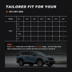 Custom Fit Seat Covers for Honda CRV 2022 2021 2020 2019 2018 2017 | Front&Rear Full Set 5 Seats Faux Leather Waterproof Airbag Compatible CRV Car Protector Red - Image 2