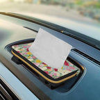Biyejit Car Visor Tissue Holder, Tulip Flowers Car Visor Napkins Box Holder, Tissue Dispenser for Car Decoration, Suitable for Most Cars, 1 Pack - Image 5
