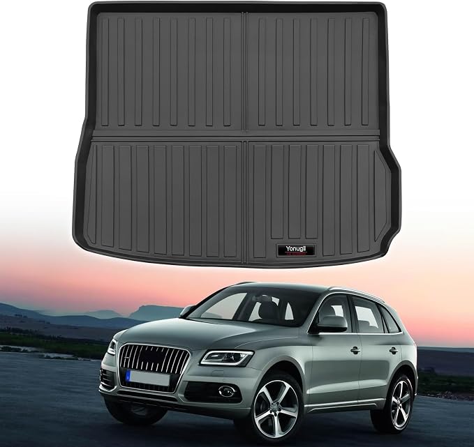 Custom for 2009-2017 Audi Q5 Cargo Mats Trunk Liner All Weather TPE Protection Mat Accessories (for 2009-2017 Audi Q5) by Yonugli