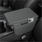Stacool Upgraded Car Center Console Cover,Microfiber Leather Car Armrest Cover Cushion with 2 Storage Bags,Universal Car Armrest Storage Box (Gray) by Unknown