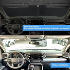 Car Windshield Sun Shade Fit 2026-2016 Toyota Tacoma 2Dr 4Dr Truck | HOHUIGO Foldable Car Window Sunshade Accessories Fit Tacoma Limited 2Door 4Door Pickup Sun Visor Protector for Toyota Tacoma - Image 5