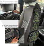 Car Seat Side Storage Pocket, Car Seat Organizer Hanging Bag (1, Green) - Image 6