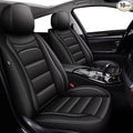 IKABEVEM Car Seat Covers for Honda Odyssey 2011-2026, 2-Pack Front | Luxury Fuax Leather, Waterproof, Airbag Compatible, Easy to Install, Scratch‑Resistant Seat Protection, Black by IKABEVEM