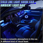 ZIMISI EL Wire Car Interior LED Strip Lights, Neon Light Strip (Blue) | 5V 16FT Car Ambient Lighting Decorations with Sewing Edge, USB Electroluminescent Car Interior Lights with Fuse Protection - Image 6