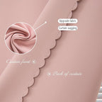 Self Adhesive Blackout Curtains- Stick on Curtains Shades Window Blinds Curtain No Rod Needed Easy to Hang Curtain, Use for Bedroom, Living Room, 59" W X 96" L, Pink, 2 Panels - Image 5