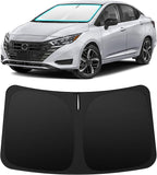INSAUTO Custom Fit Windshield Sun Shade for Nissan Versa 2020-2026 | Foldable Front Window Sunshade Car Accessories, UV & Heat Reflector, Keeps Interior Cool, Includes Storage Bag by INSAUTO