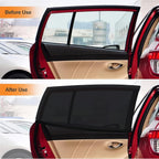 2 Pack Breathable Mesh Car Window Sun Shade Cover, 22.8"*24" | Car Window Screens, UV Protection Sunshade, Mosquito Net Curtain, Protect Privacy for Pets/Family - Image 8