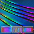 Dreamcolor Acrylic Interior Car Light Automotive Ambient Light Kits with APP Control 16 Million Color Fiber Optic Car LED Strip Light (43inch Light Strip) by WEBUPAR