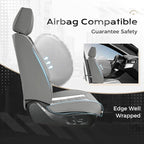 Coverado Car Seat Covers, Front Covers for Cars, Car Seat Cover Front Seats, Automotive Seat Cover, Waterproof, Leather Car Seat Cushion, Universal Interior Covers Seat Protectors for Most Cars - Image 3