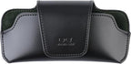 Sunglass Holder for Car Visor, Car Sunglasses Holder Leather, Eyeglasses Holder Glasses Storage Case Visor Accessories by Fashion