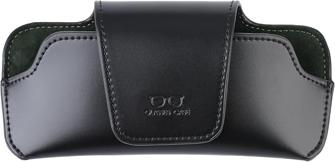 Sunglass Holder for Car Visor, Car Sunglasses Holder Leather, Eyeglasses Holder Glasses Storage Case Visor Accessories by Fashion
