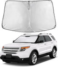 EcoNour Windshield Sunshade Compatible for Ford Explorer 2011-2017 2018 2019, Sun Visor for Front Windshield & Window Sun Shade Cover, UV Heat Blocker & Protector, Car Accessories by EcoNour