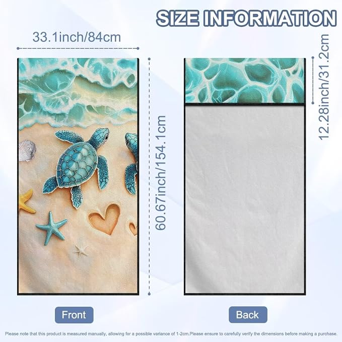 Sea Turtle Car Towel Seat Cover 1 Piece Breathable Car Seat Cover Protector Removable Automotive Accessories for SUV Vehicle Sedan Truck - Image 7