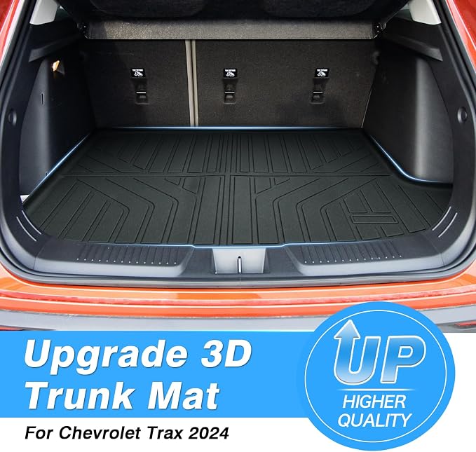 Powerty Trunk Mat for Chevrolet/Chevy Trax 2024-2026, All Weather TPE Cargo Mat Liner for Trax Rear Trunk - Image 2
