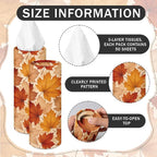 Arttown Car Tissue Holder for Cup Holder Fall Facial Tissues 12 Pack | Pumpkin Bulk 3-Ply,Refillable Marble Print Cylinder Tissue Boxes,Fit Car Home Office School (600 Sheets Total,50 Sheets Each) - Image 3