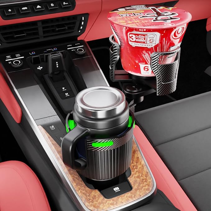 Car Cup Holder Expander Water Bottle Base fit Stanley fit owala for Yeti Rambler for Hydro Flasks 14/24/32/36/40oz -Adjustable Expandable Cup Holder Accessories for Most Cars Trucks. (BJ-2378) - Image 2