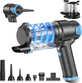 KMM Handheld Car Vacuum Cleaner, 16000PA Air Duster & Hand Held Vacuum | 120W High Power, Cordless, Portable, Rechargeable with Multi-Nozzles & LED Light for Home, Car, Office, Pet by KMM