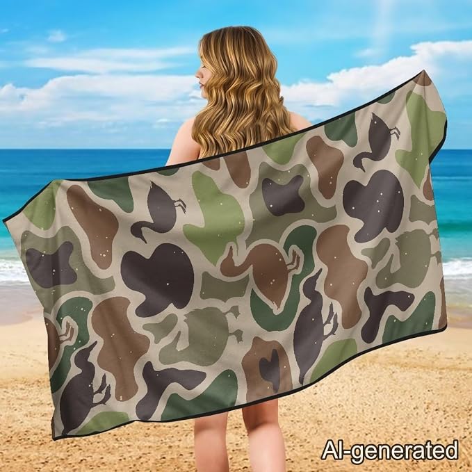 Car Towel Seat Cover Camo Duck Car Seat Cover Protector Breathable Comfortable Cars Interior Accessories Easy to Installation for Cars SUV Trucks - Image 4
