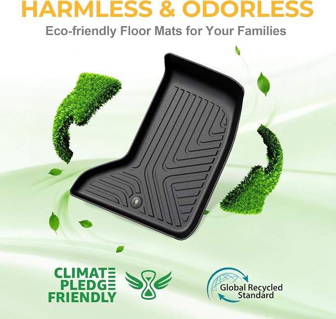 Floor Mats for 2011-2023 Dodge Charger RWD & Chrysler 300 RWD | Full-Coverage Mats Set with Cargo Liner, 3D Laser Fit, All-Weather Protection, Odorless & Durable, Complete Accessories Set - Image 6