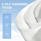 Car Tissue Refills 6 Packs 3-Ply Soft Facial Tissues | 50 Sheets Each Travel Tissue Packs for Vehicle, Auto Visor Tissue Holder, Car Accessories and Portable On-the-Go Use - Image 4