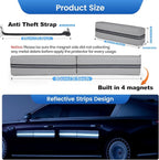 Magnetic Car Door Dent Protector Removable Car Door Guard - Prevents Dents and Scratches for Vehicles (Silver Gray) - Image 3