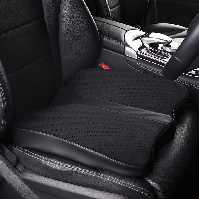 Car Seat Cushion, Comfort Memory Foam Seat Cushion for Driving by LARROUS