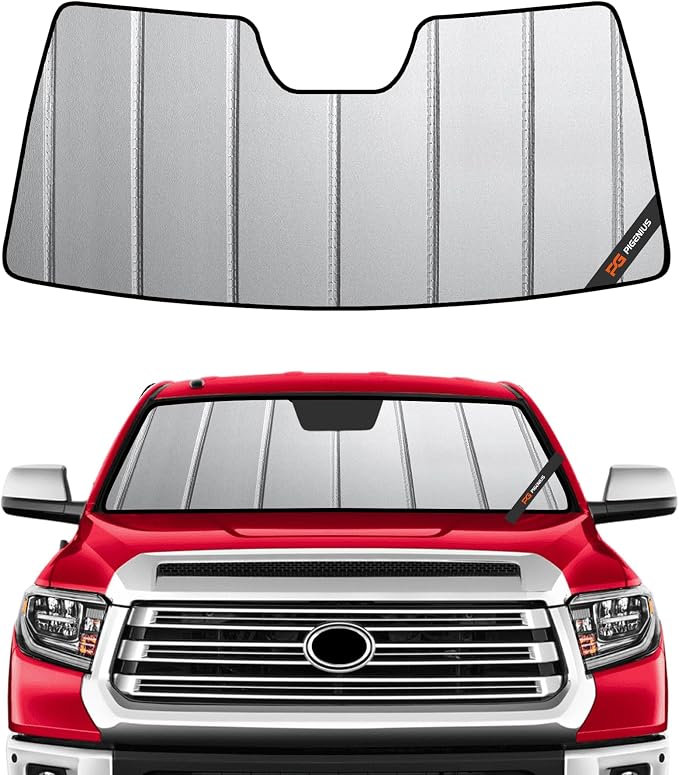 Pigenius Windshield Sun Shade for Toyota Tundra 2014-2021 Front Window Sunshade - Safeguard by Pigenius