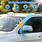 Car Window Screen Sun Shades Compatible with Jeep Grand Cherokee 2010-2021 | 2-in-1 Car Window Screen & Sun Shades Cover, Breathable Mesh Sunshades Privacy & Heat Protector for Camping, Sleeping & Rest - Image 6