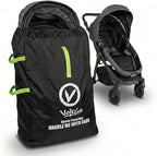 Large Stroller Bag for Airplane, Large Cover for Airtravel, Jogger & Umbrella Stroller Cover for Travel - Fits Wide, Gate Check Bag, Heavy Duty Durable Infant carrier covers for Air Travel by VVOLKGO