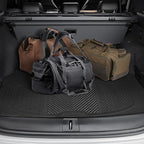 CAR PASS Heavy Duty Rubber Car Mats with Cargo Liner, Deep-Dish Car Floor Mats and Trunk Mat All Weather, Universal Trim-to-Fit for SUVs Trucks Sedans, Waterproof Anti-Slip, Trimmable V12 Black - Image 6