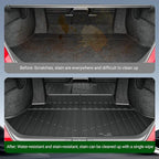 xipoqix Cargo Mat Backrest Mat Compatible with 2025 2026 Toyota Camry | TPE Cargo Liner Back Seat Protector Replacement for 2025 2026 Toyota Camry Accessories (Trunk Mat+Backrest Mats) - Image 3