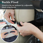 Car Tissue Holder for 120 Standard Tissue,Leather PU Tissues Box Cover for Car Backseat,Extra Large Rectangle Napkin Holder Soft Rectangular,Fits for Kleenex tissues,for Storage& Organization (Black) - Image 4