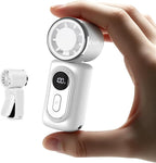 Portable Clip-On Mini Fan Handheld Turbo Fan with 100 Speeds 3000mAh | Rechargeable Stroller Fan Pocket Size USB Cooling Fan for Travel, Camping, Lash Tech & Office by StayCoolontheGo