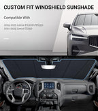 Pigenius Windshield Sun Shade for Lexus ES 2019-2025 Front Window Sunshade - Safeguard - Image 2