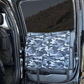4Knines Heavy-Duty Car Door Protector for Dogs, Waterproof Large Camo | 24"W x 20"L; set of two door guards with top and bottom attachment points for secure fit; installs in 60 seconds. by 4Knines