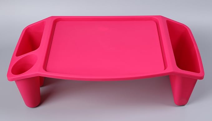 Kids Lap Desk Tray, Portable Activity Table, Pink, Set of 12 - Image 4