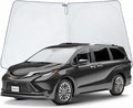CLIM ART Windshield Sun Shade for Toyota Sienna 2021-2026, Custom-Fit Foldable Car Sunshade, Vehicle Sun Protector, Front Auto Windshield Cover, Car Accessories - WS8011 by CLIMART