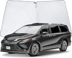 CLIM ART Windshield Sun Shade for Toyota Sienna 2021-2026, Custom-Fit Foldable Car Sunshade, Vehicle Sun Protector, Front Auto Windshield Cover, Car Accessories - WS8011 by CLIMART