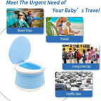 SunnySmile,Travel Potty,Car Potty for Toddler,Portable Toilet for Kids | Portable Toilet for Kids with 45 Liners,for Toddler Travel, Camping, Foldable, Indoor/Outdoor Use - Image 4