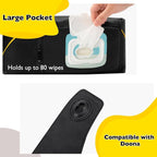 Minne Baby Travel Bag for Doona Infant Car Seat Stroller | Organizer Bag with Cup Holder, Phone & Wipes Pockets, Large Capacity, Water-Repellent & Lightweight, Baby Essentials Storage - Image 4