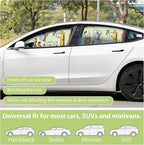 New 4 Pcs Car Side Window Shades,Baby Car Window Covers,Privacy Curtains,Block Light, Insulate Against Heat, and Shield Against Ultraviolet Rays,Easy Installation for Any Household Vehicle - Image 6