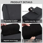 Accmor Sunglasses Holder for Car Sun Visor, Auto Eyeglasses Protective Storage Case, Vehicle Visor Accessories Organizer Box - Image 3