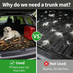 Car Trunk Mat for SUV, 31"x47" Vintage Fishing Life Cargo Liner Protector | All Weather Universal Cargo Liners for Dogs, Car Accessory for SUVs/Sedan/Wagons, Durable Non-Slip Washable Rear Cargo Mat - Image 4