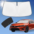 for Honda Civic 2022-2024 2025 2026 Sun Shade Sunshade Windshield Cover | 4-Layer Front Window Shade Custom Fit Civic 11th Gen Sedan,LX,EX,Foldable Sun Visor 240T Shade Car Accessories by ZOIBVCARSUNSHADE