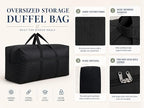 YiKitHom Extra Large Storage Duffle Bag for Travel, Blue Oversized Giant Big Traveling Duffle Bag - Image 4