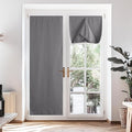 NICETOWN Blackout Roller Shades No Tools No Drill Cordless Door Blinds | Thermal Insulated UV Protection Privacy Window Shades for Bedroom, 36 W x 72 L, 1 Panel, Grey by NICETOWN