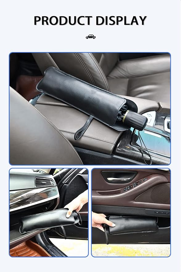 Blue Monarch Butterfly Car Windshield Umbrella,Large Size Windshield Sun Shade Umbrella for Front Windows,UV Rays and Heat Sun Visor Protector Foldable Reflector Sun Shield Fits Most Vans SUVs - Image 6