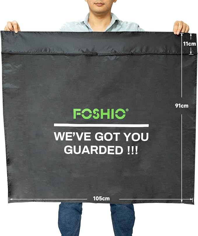 FOSHIO 4 Pack Car Door Panels Waterproof Cover Protection Window Tint Car Wrap Tools, Car Door Guard for Dogs, Black, 41" x 35" - Image 2