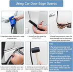 Winfort 33FT(10M) Car Door Edge Guards, No-Glue Rubber Edge Trim (White) | Car door edge protector with U-shaped steel clips for most cars, SUVs and trucks; helps guard paint from chips and scratches - Image 4